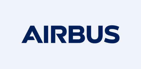  The blue variant of the Airbus logo