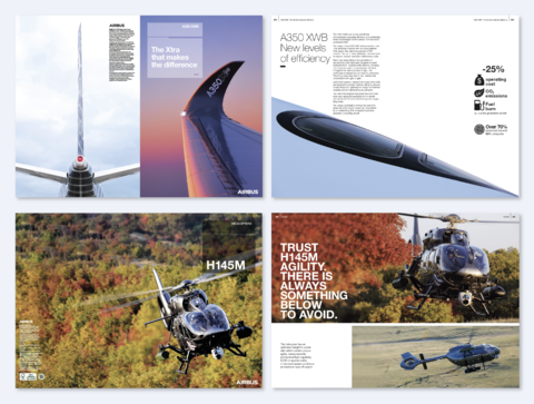 A350 and H145M brochures