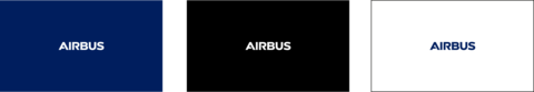 The Airbus logos for audiovisual productions
