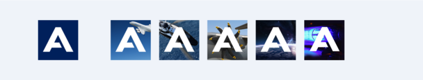Square avatars for Airbus, Commercial Aircraft, Helicopters, Defence, Space, Secure Land Communications