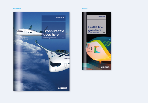 Airbus Aerostack brochures and leaflets