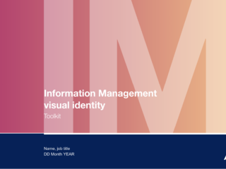 Key line on a title presentation
