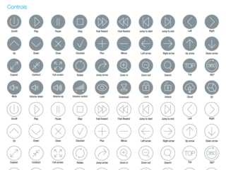 Controls icons