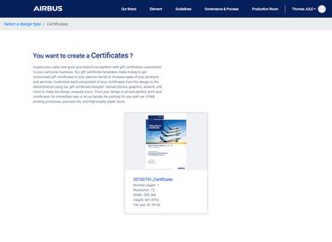 Certificate template Certificate template