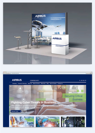 Descriptor visual on line+stand Descriptor visual on line+stand