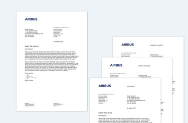 Letterhead layout Letterhead layout