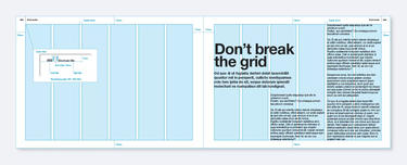 A4 landscape layout grid A4 landscape layout grid