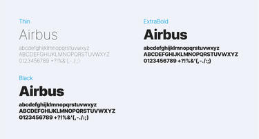 Inter Tight font weights used as a design element Inter Tight font weights used as a design element