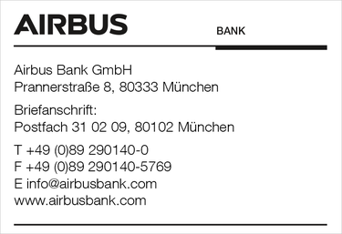 Airbus Bank stamp Airbus Bank stamp