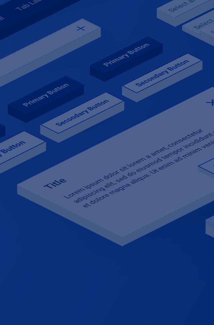 Examples of UI components from the Airbus Design System