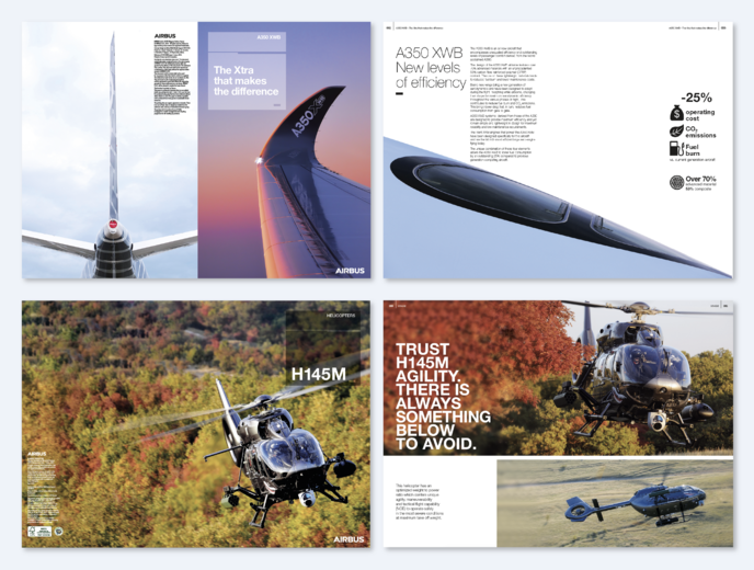 A350 and H145M brochures A350 and H145M brochures