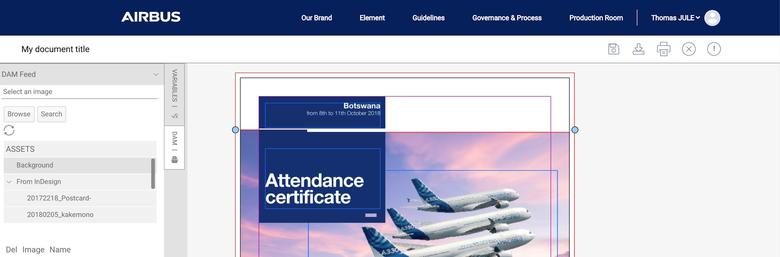 Edit certificate template Edit certificate template