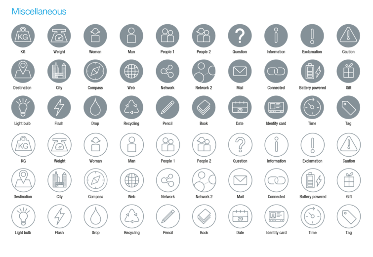 Miscellanous icons