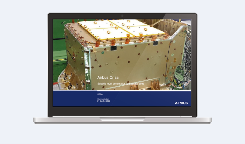Airbus Crisa Slides example Airbus Crisa Slides example