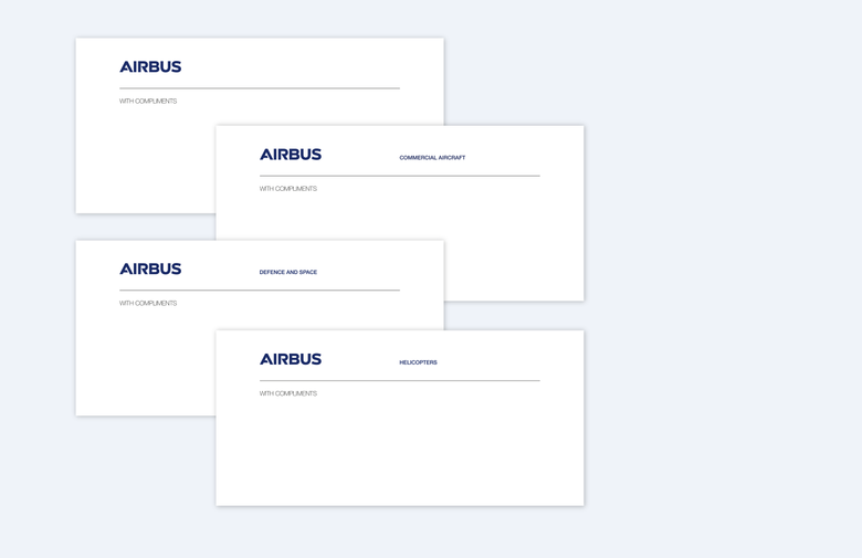 Layout for compliments cards Layout for compliments cards