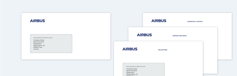 Envelopes layout Envelopes layout